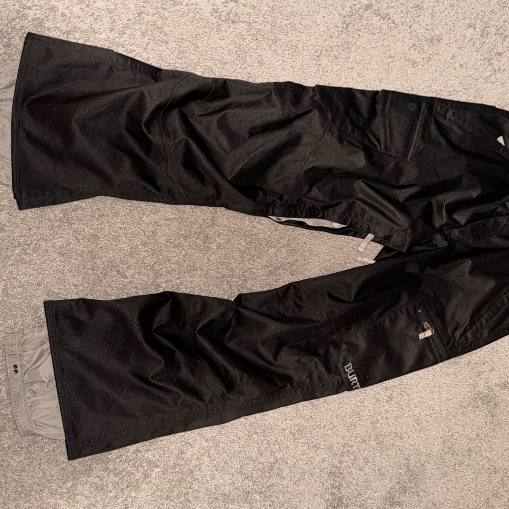 Burton Men's Black Cargo Pants Snowboarding